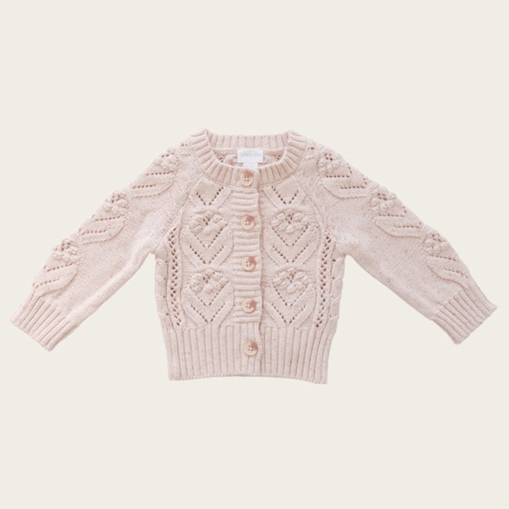 Sophia Cable Knit Cardigan for Baby